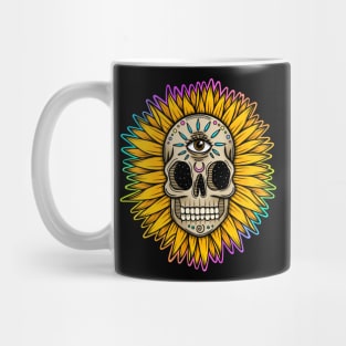 Trippy skull Mug